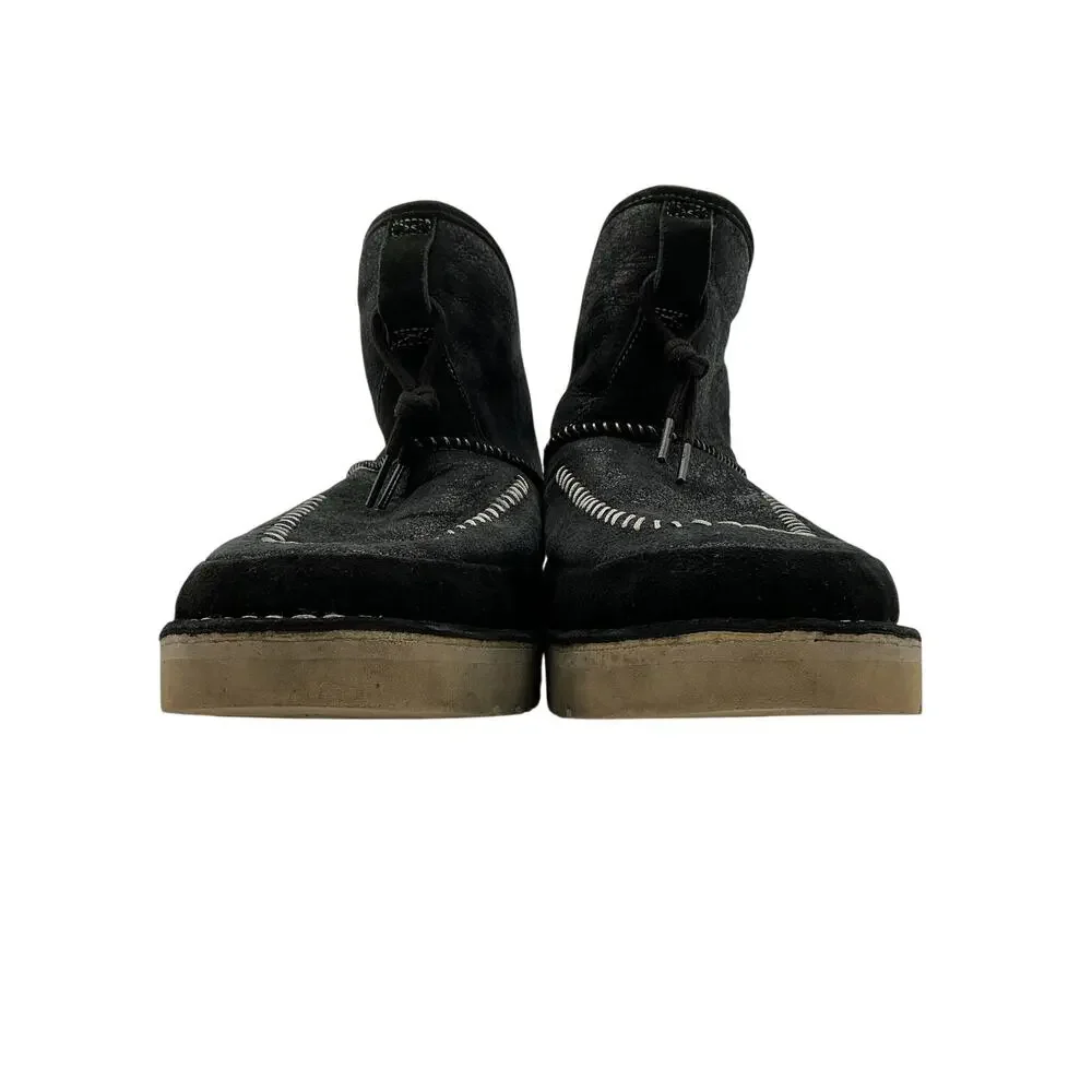 Ugg Cozy Black Campfire Crafted Regenerate Boots Size Mens 12/ Womens 13 - Picture 4 of 6